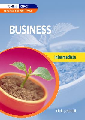 Book cover for Business for Intermediate GNVQ Teacher Support Pack