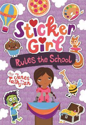 Book cover for Sticker Girl Rules the School