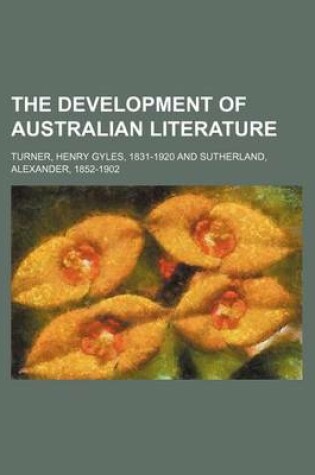 Cover of The Development of Australian Literature