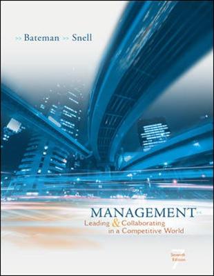 Book cover for Management: Leading & Collaborating in the Competitive World with Online Learning Center access card