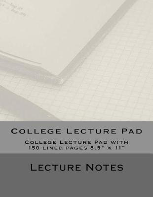 Book cover for College Lecture Pad