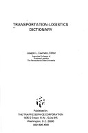 Cover of Transportation-Logistics Dictionary