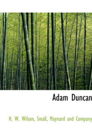 Cover of Adam Duncan