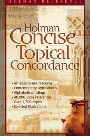 Cover of Holman Concise Topical Concordance