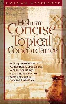 Book cover for Holman Concise Topical Concordance