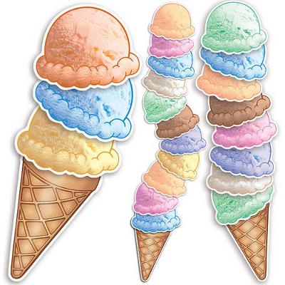 Cover of Ice Cream Cones Accent Punch-Outs