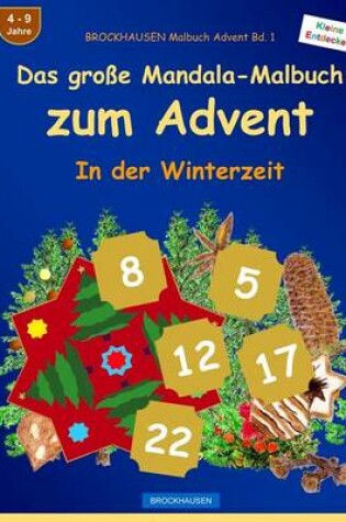 Cover of BROCKHAUSEN Malbuch Advent Bd. 1 - Das große Mandala-Malbuch zum Advent