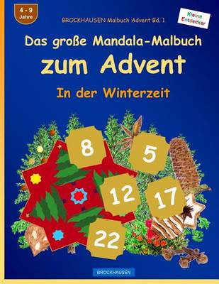 Book cover for BROCKHAUSEN Malbuch Advent Bd. 1 - Das große Mandala-Malbuch zum Advent
