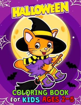 Book cover for Halloween Coloring Books for Kids ages 2-5