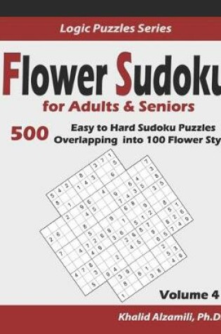 Cover of Flower Sudoku for Adults & Seniors