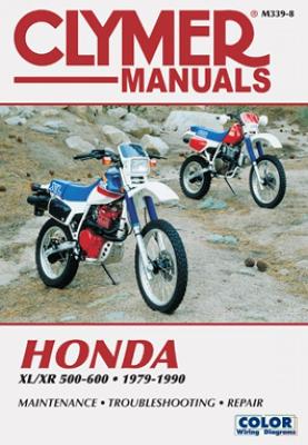 Book cover for Honda Xl/Xr 500-600 1979-1990