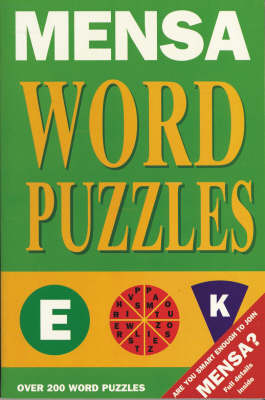 Book cover for Mensa New Word Puzzles