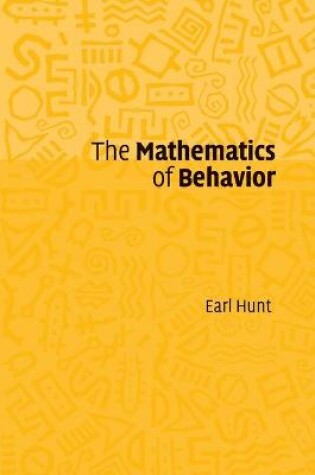 Cover of The Mathematics of Behavior