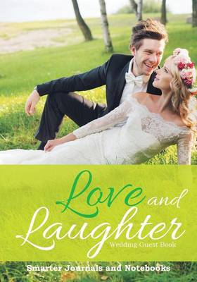 Book cover for Love and Laughter Wedding Guest Book