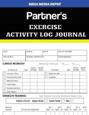 Book cover for Partner's Exercise Activity Log Journal