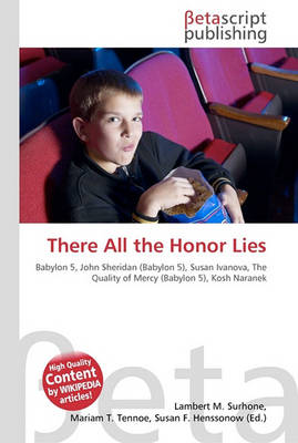 Book cover for There All the Honor Lies