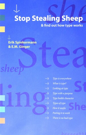 Book cover for Stop Stealing Sheep and Find Out How Type Works