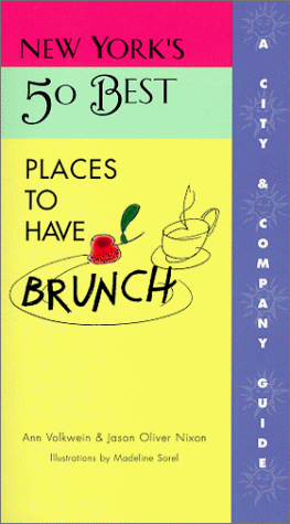 Book cover for New York's 50 Best Places to Eat Brunch