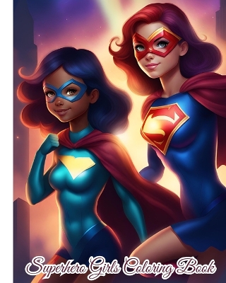 Book cover for Superhero Girls Coloring Book