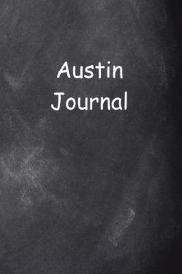 Book cover for Austin Journal Chalkboard Design