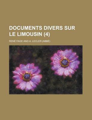 Book cover for Documents Divers Sur Le Limousin (4)