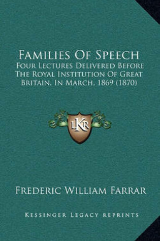 Cover of Families of Speech