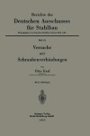 Book cover for Versuche Mit Schraubenverbindungen