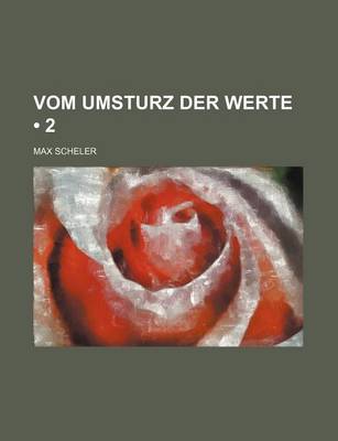 Book cover for Vom Umsturz Der Werte (2)