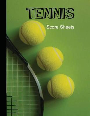 Book cover for Tennis Score Sheets