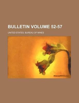 Book cover for Bulletin Volume 52-57