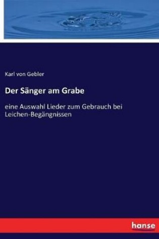 Cover of Der Sänger am Grabe