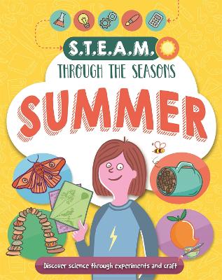 Book cover for STEAM through the seasons: Summer
