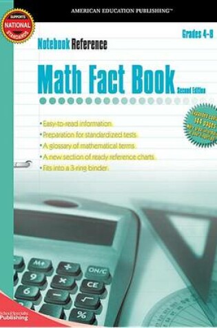 Cover of Math Fact Book, Grades 4 - 8