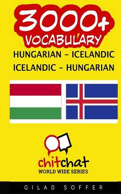 Book cover for 3000+ Hungarian - Icelandic Icelandic - Hungarian Vocabulary