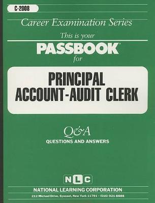 Book cover for Principal Account-Audit Clerk