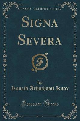 Book cover for Signa Severa (Classic Reprint)