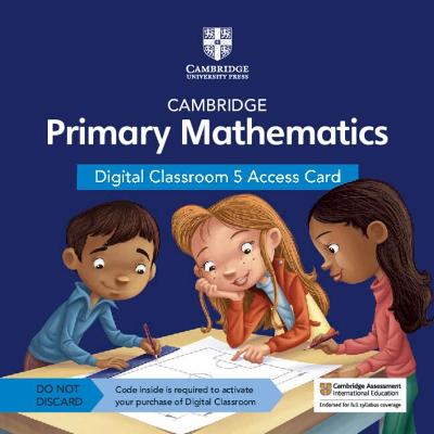 Book cover for Cambridge Primary Mathematics Digital Classroom 5 Access Card (1 Year Site Licence)