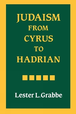 Book cover for Judaism from Cyrus to Hadrian