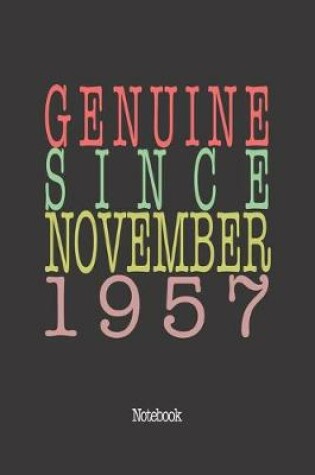 Cover of Genuine Since November 1957