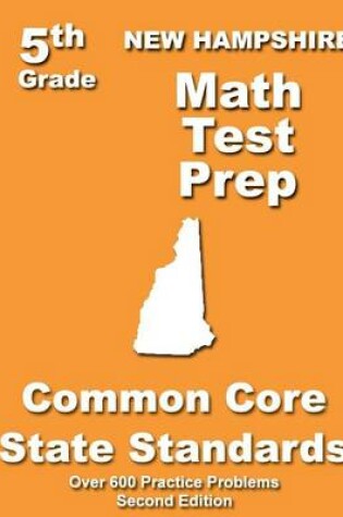 Cover of New Hampshire 5th Grade Math Test Prep