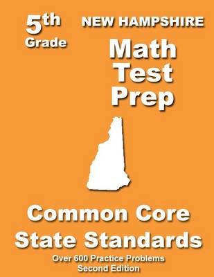 Book cover for New Hampshire 5th Grade Math Test Prep