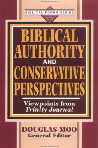 Cover of Biblical Authority and Conservative Perspectives