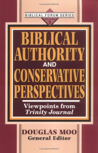 Book cover for Biblical Authority and Conservative Perspectives