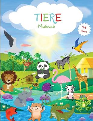 Book cover for Tiere Malbuch