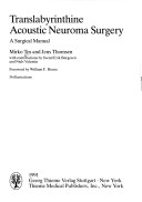 Book cover for Translabyrinthine Acoustic Neuroma Surgery