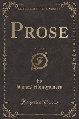 Book cover for Prose, Vol. 2 of 2 (Classic Reprint)