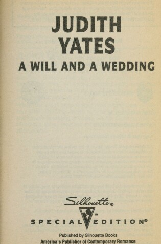 Cover of A Will And A Wedding