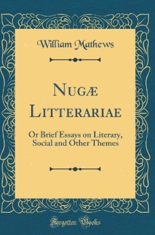 Cover of Nugæ Litterariae