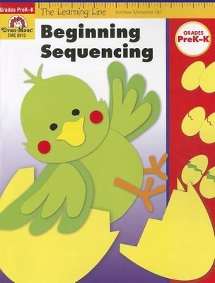 Book cover for Learning Line: Beginning Sequencing, Prek - Kindergarten Workbook