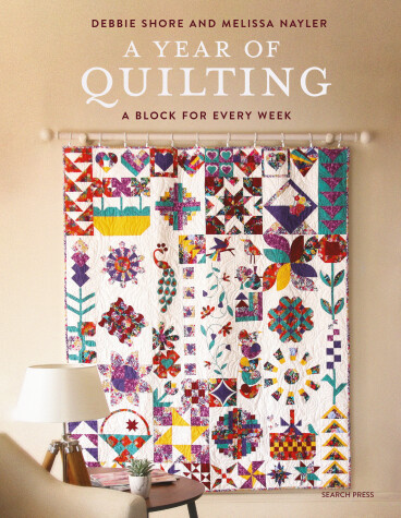 Book cover for A Year of Quilting